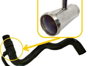 T-toru 16571-28250 sobib Toyota. Roostevaba teras