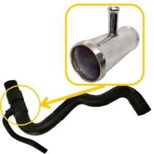 T-toru 16571-28250 sobib Toyota. Roostevaba teras
